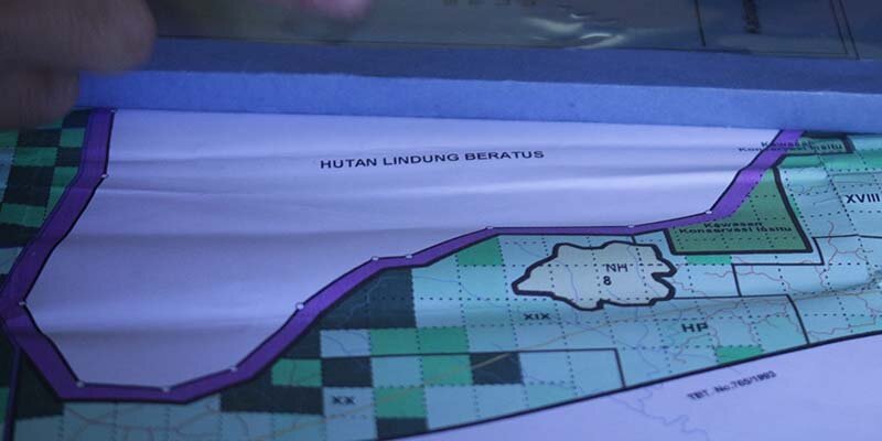 Peta Rencana Areal Layak Tebang