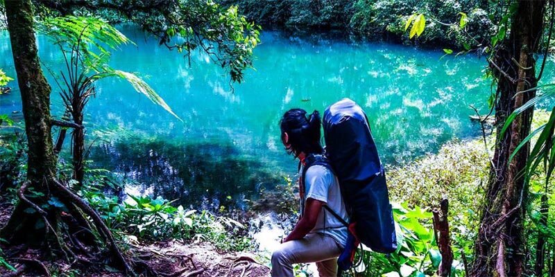 Telaga Biru di Taman Nasional Gunung Gede Pangrango
