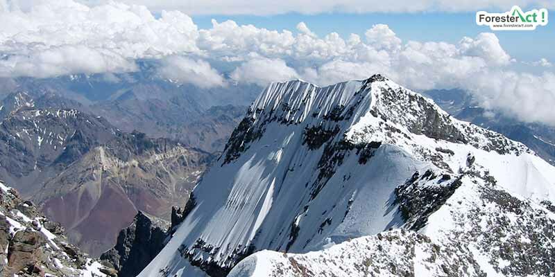 Topografi Taman Nasional Lorentz dari Pegunungan Jayawijaya